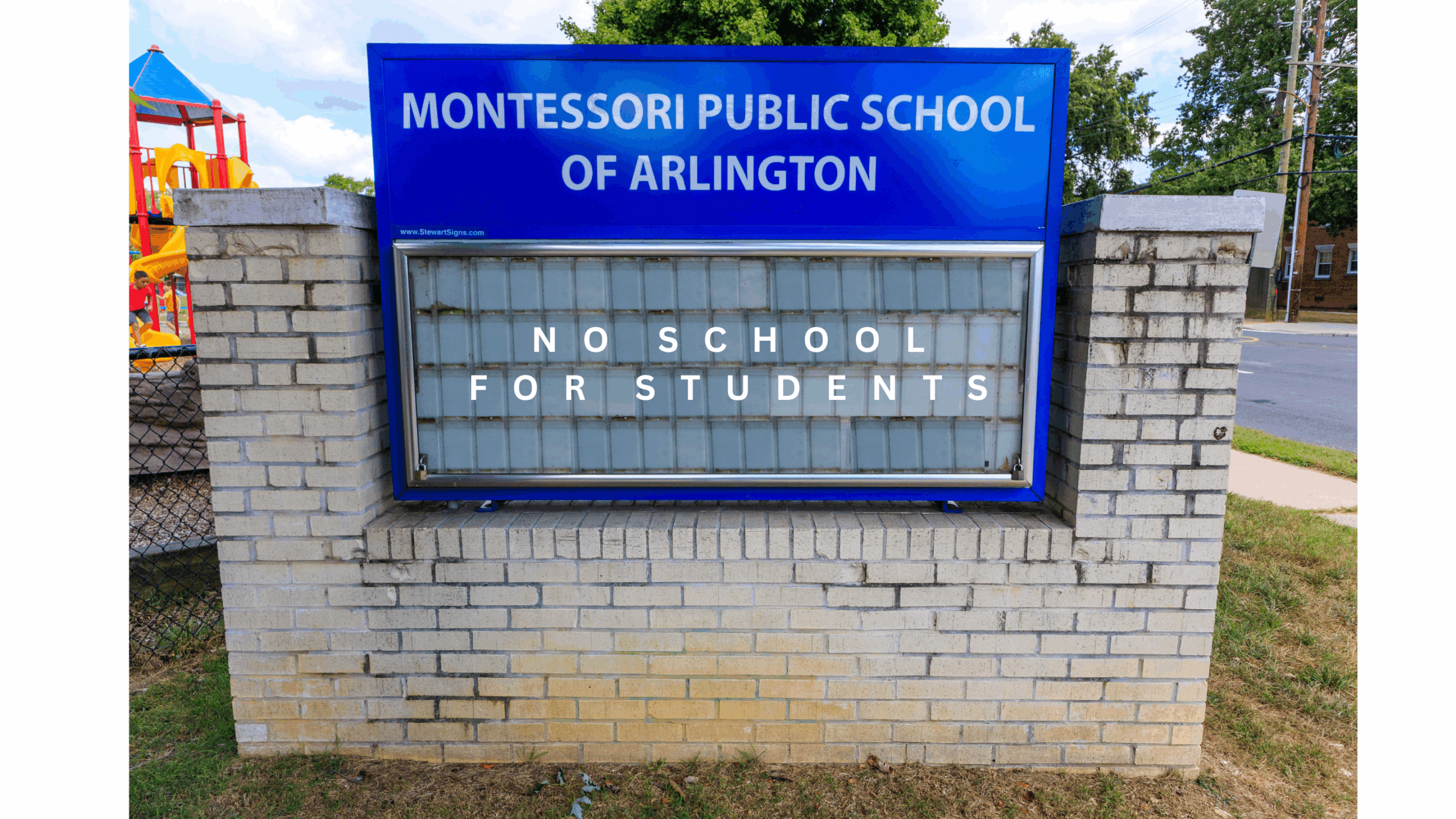 No school for students