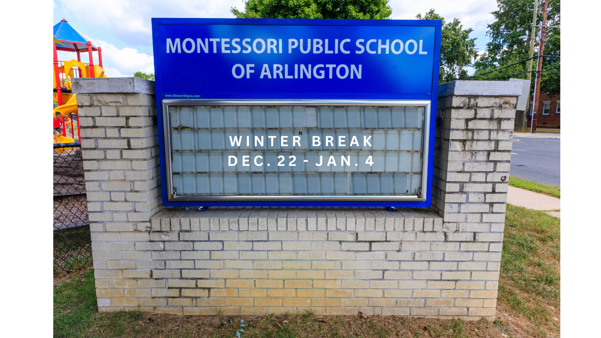 Winter Break Dec. 22 - Jan. 4